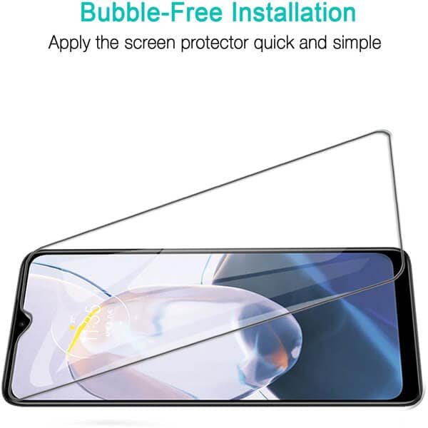 [2 Pack] Motorola Moto E22i Tempered Glass Screen Protector Film Guard (Clear)