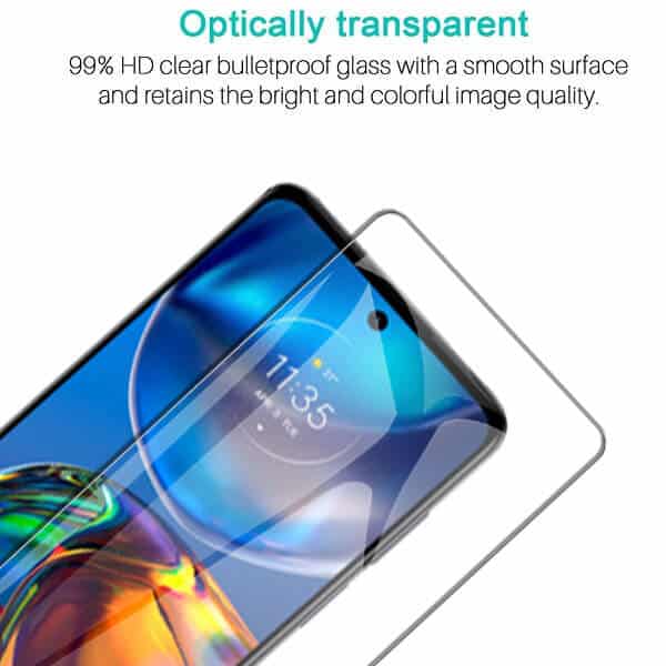 [2 Pack] Motorola Moto E32 Tempered Glass LCD Screen Protector Film Guard (Clear)