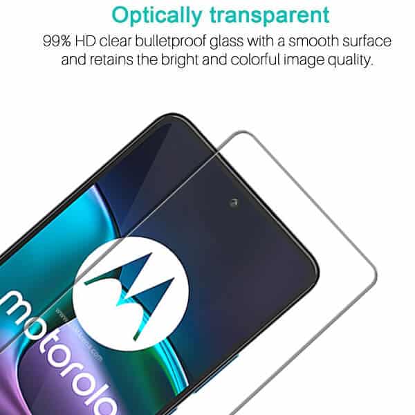 [2 Pack] Motorola Moto Edge 30 5G Tempered Glass LCD Screen Protector Film Guard (Clear)