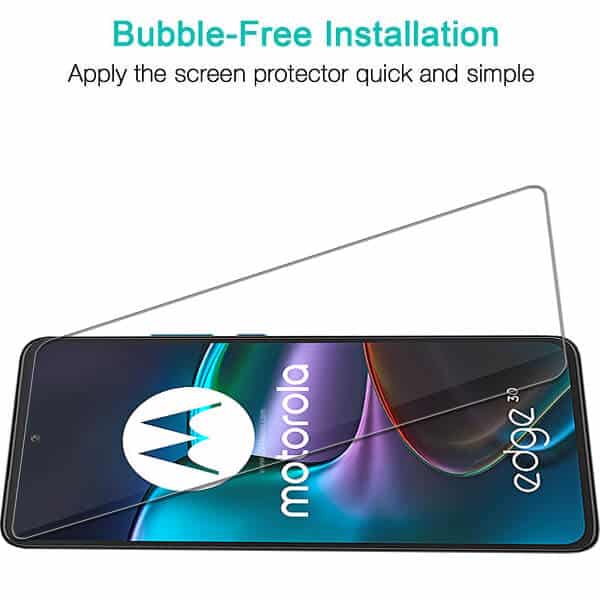 [2 Pack] Motorola Moto Edge 30 5G Tempered Glass LCD Screen Protector Film Guard (Clear)