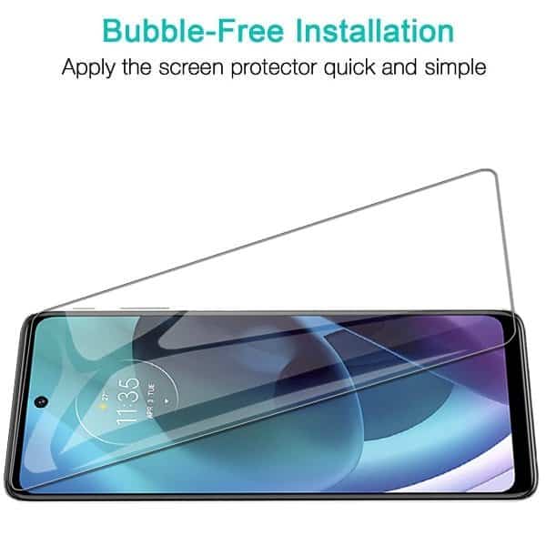 [2 Pack] Motorola Moto G51 5G Tempered Glass LCD Screen Protector Film Guard (Clear)