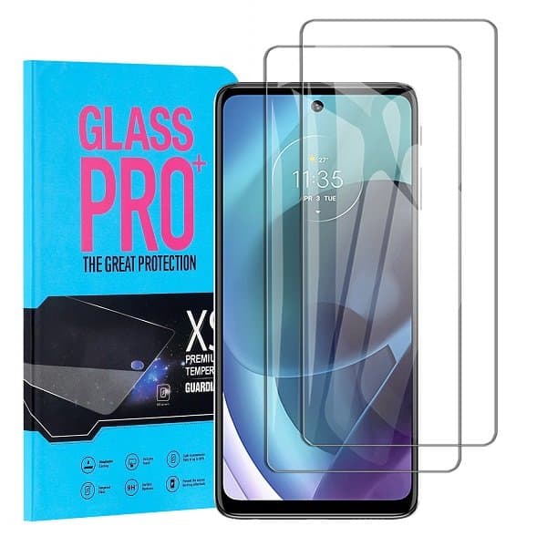 [2 Pack] Motorola Moto G51 5G Tempered Glass LCD Screen Protector Film Guard (Clear)