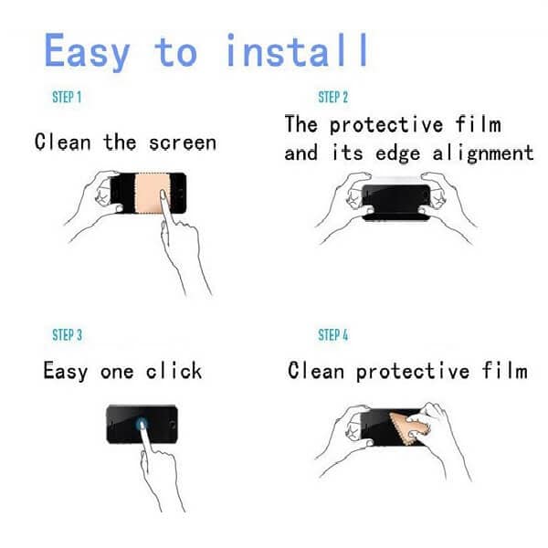 [2 Pack] Nokia C21 Plus Clear Full Cover Tempered Glass LCD Screen Protector Film Guard