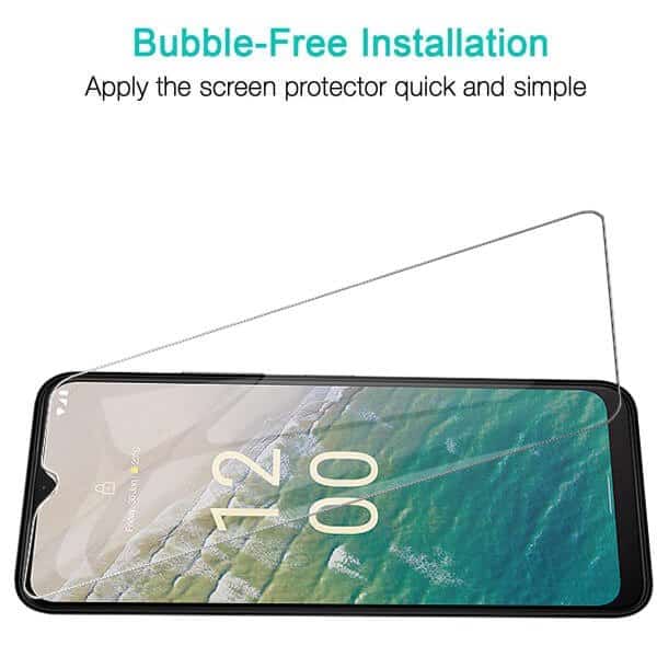 [2 Pack] Nokia C32 Tempered Glass LCD Screen Protector Film Guard (Clear)