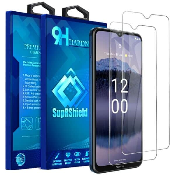 [2 Pack] Nokia G11 Plus SupRShield Tempered Glass Screen Protector Film Guard (Clear)