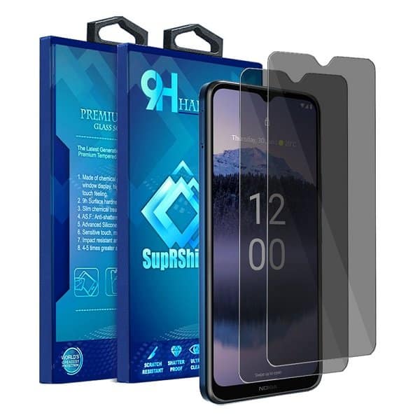 [2 Pack] Nokia G21 C21 Plus G11 Plus G10 G20 SupRShield Anti Spy Privacy Tempered Glass LCD Screen Protector Film Guard