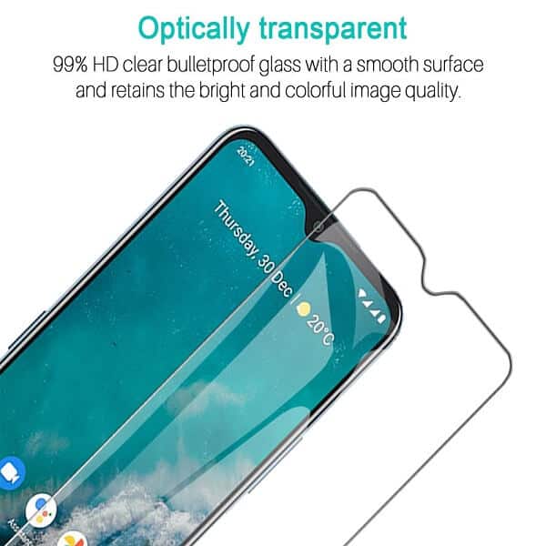 [2 Pack] Nokia G50 5G Tempered Glass Screen Protector Film Guard (Clear)