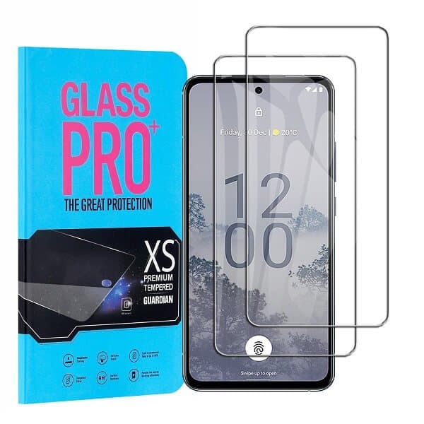 [2 Pack] Nokia X30 5G Tempered Glass Screen Protector Film Guard (Clear)