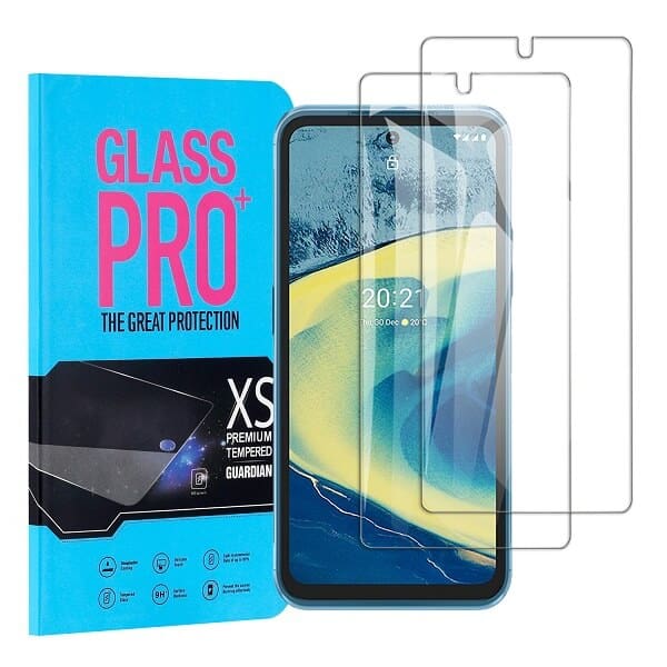 [2 Pack] Nokia XR20 Full Coverage Tempered Glass Screen Protector Film Guard (Clear)
