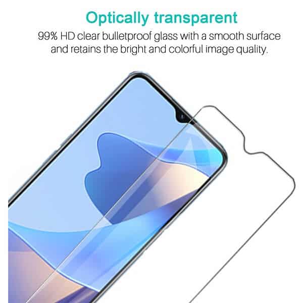 [2 Pack] Oppo A54S Tempered Glass Screen Protector Film Guard (Clear)