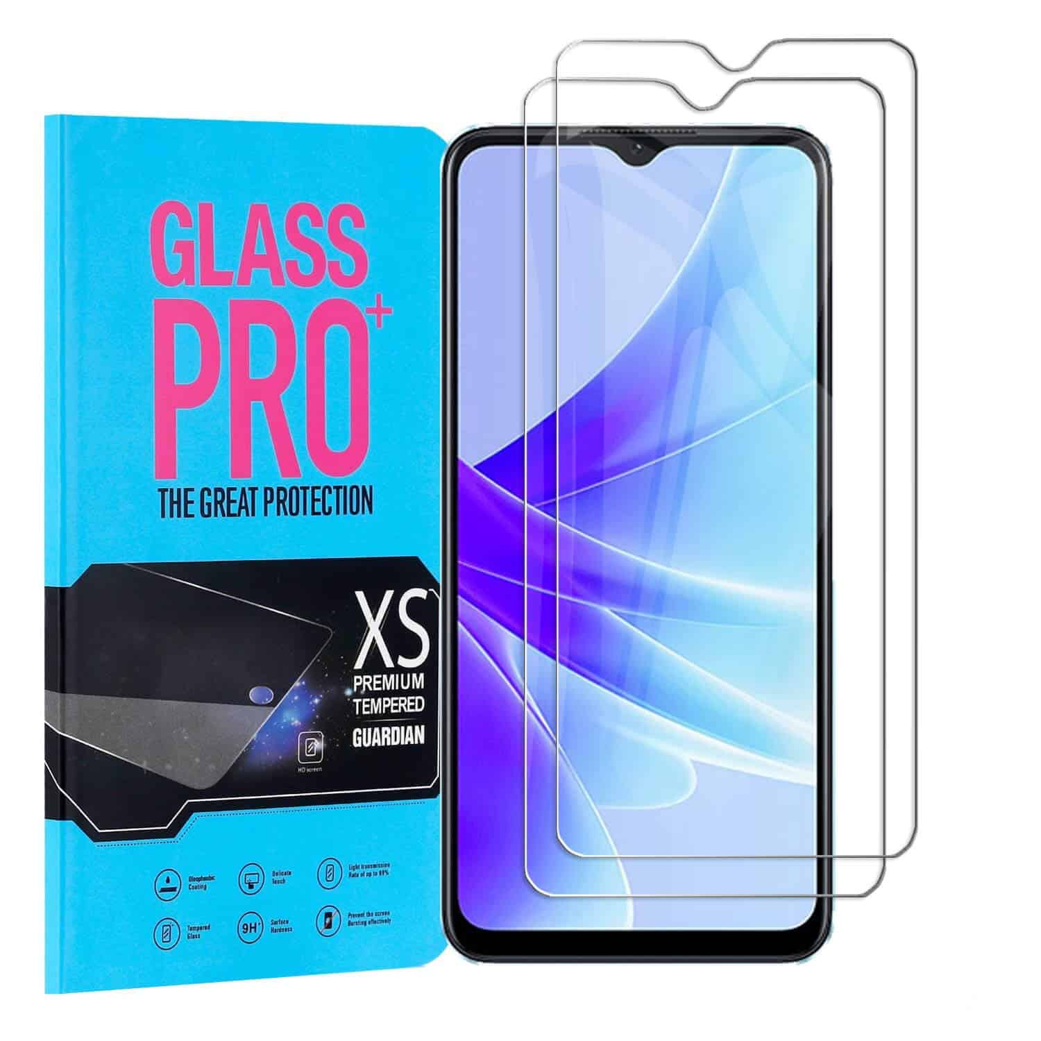 [2 Pack] Oppo A57S A57 5G Tempered Glass Screen Protector Film Guard (Clear)