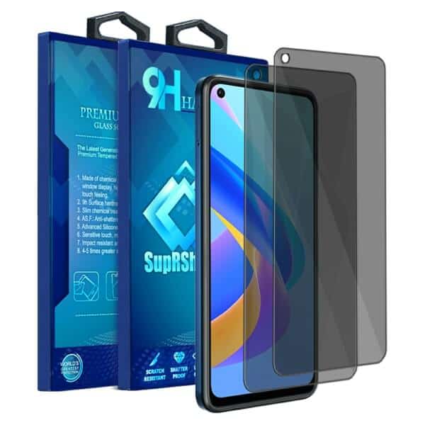 [2 Pack] Oppo A76 A96 A53 A53S SupRShield Anti Spy Privacy Tempered Glass LCD Screen Protector Film Guard