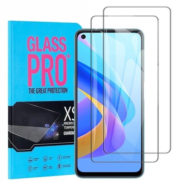 [2 Pack] Oppo A76 Tempered Glass LCD Screen Protector Film Guard (Clear)