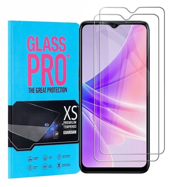 [2 Pack] Oppo A77 5G Tempered Glass LCD Screen Protector Film Guard (Clear)