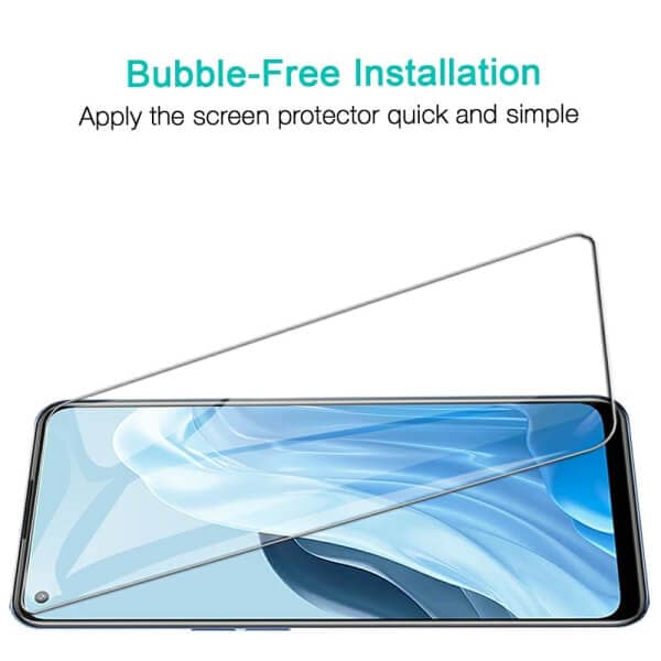 [2 Pack] Oppo Find X5 Lite Clear Full Coverage Tempered Glass Screen Protector Film Guard (Clear)
