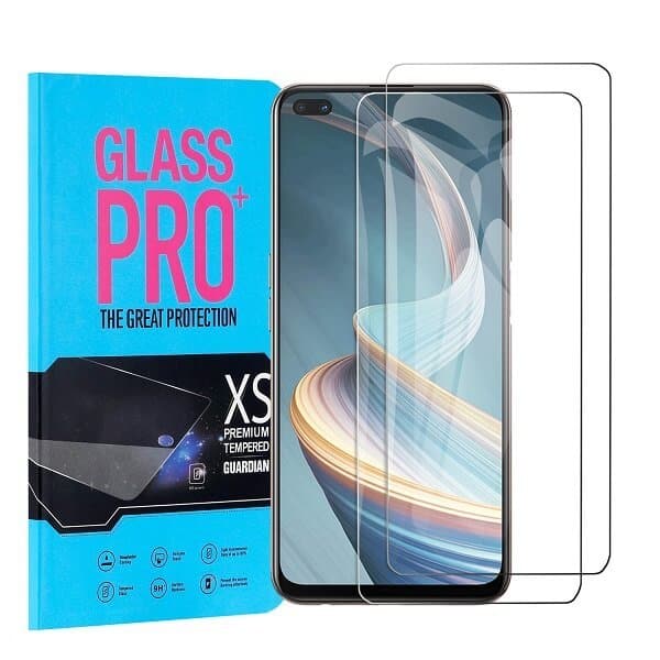 [ 2 Pack ] Oppo Reno4 Z 5G Screen Protector Tempered Glass Film Guard - Case Friendly