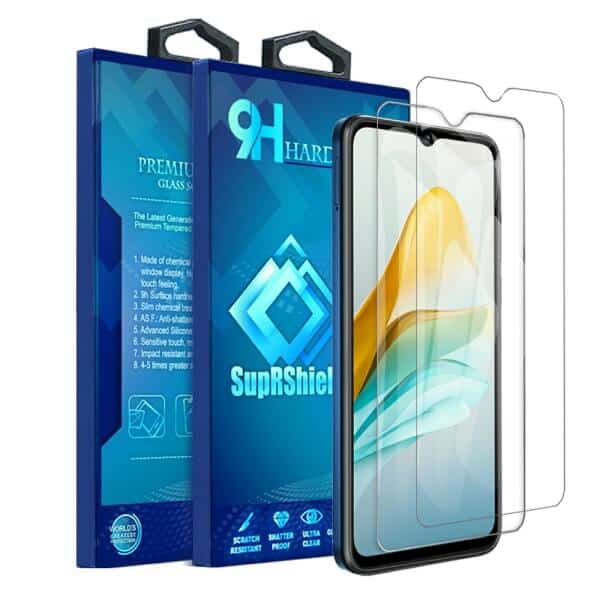 [2 Pack] Optus X Delight 2 Tempered Glass LCD Screen Protector Film Guard (Clear)