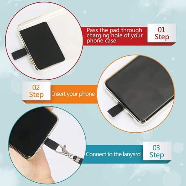 Universal Adjustable Phone Lanyard Anti-lost Lanyard Strap Detachable