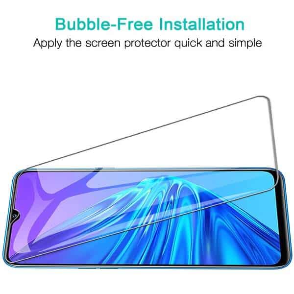 [2 Pack] Realme 5 Tempered Glass LCD Screen Protector Film Guard (Clear)