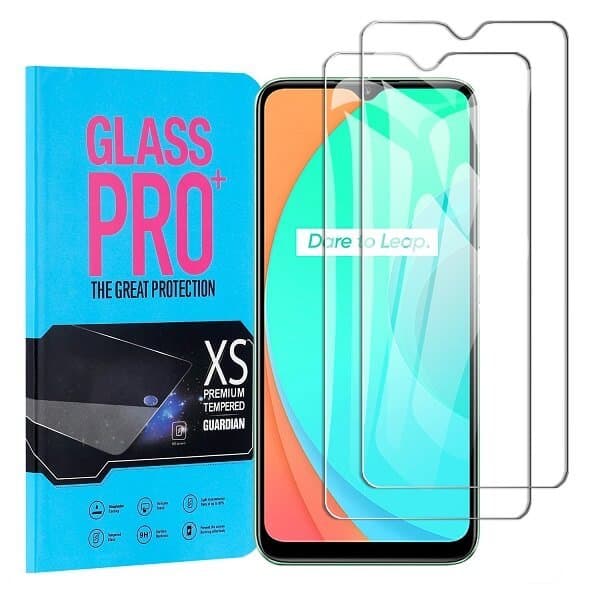 [2 Pack] Realme C11 Tempered Glass LCD Screen Protector Film Guard (Clear)