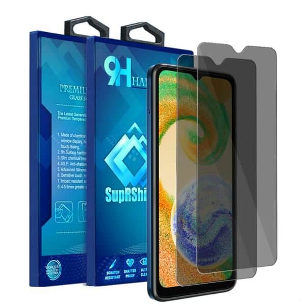 [2 Pack] Samsung Galaxy A04S A12 A13 4G 5G A23 A22 4G A70 SupRShield Anti Spy Privacy Tempered Glass LCD Screen Protector Film Guard