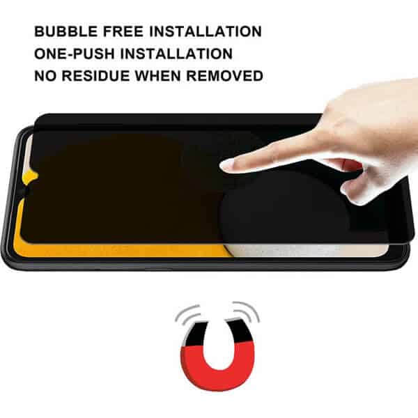 [2 Pack] Samsung Galaxy A20 A30 A32 4G A33 5G SupRShield Anti Spy Privacy Tempered Glass LCD Screen Protector Film Guard