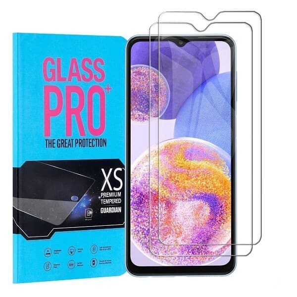 [2 Pack] Samsung Galaxy A23 4G Tempered Glass LCD Screen Protector Film Guard (Clear)