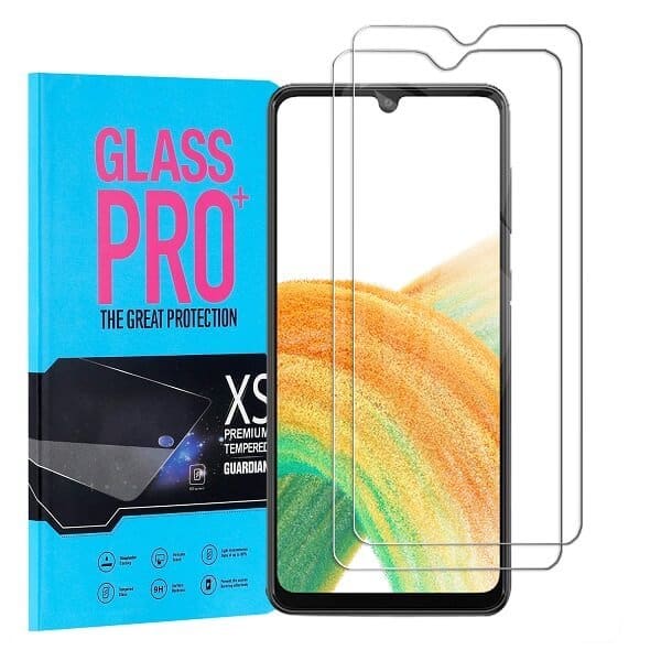 [2 Pack] Samsung Galaxy A33 5G Tempered Glass LCD Screen Protector Film Guard (Clear)