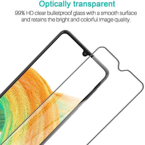 [2 Pack] Samsung Galaxy A33 5G Tempered Glass LCD Screen Protector Film Guard (Clear)