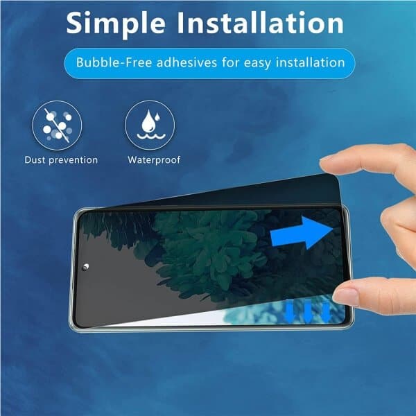 [2 Pack] Samsung Galaxy A51 A52 A53 S20 FE SupRShield Anti Spy Privacy Tempered Glass LCD Screen Protector Film Guard