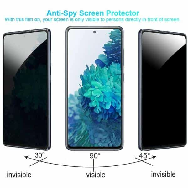 [2 Pack] Samsung Galaxy A51 A52 A53 S20 FE SupRShield Anti Spy Privacy Tempered Glass LCD Screen Protector Film Guard