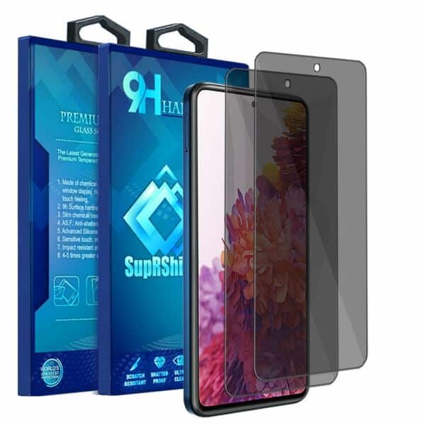 [2 Pack] Samsung Galaxy A51 A52 A53 S20 FE SupRShield Anti Spy Privacy Tempered Glass LCD Screen Protector Film Guard