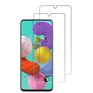 [2 Pack ] Samsung Galaxy A51 Full Coverage Tempered Glass LCD Screen Protector Film Guard (Clear)