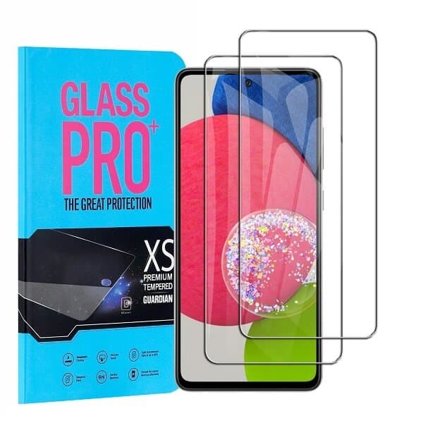 [2 Pack] Samsung Galaxy A52s 5G Full Coverage Tempered Glass Screen Protector Film Guard (Clear)