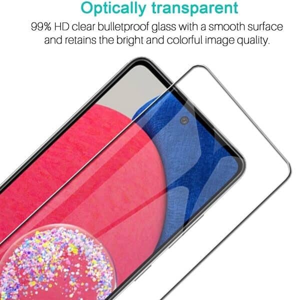 [2 Pack] Samsung Galaxy A52s 5G Full Coverage Tempered Glass Screen Protector Film Guard (Clear)