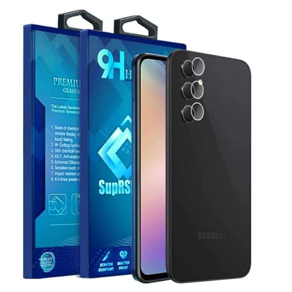 [ 2 Pack ] Samsung Galaxy A54 5G Camera Lens Screen Protector Anti Scratch Tempered Glass Film Guard