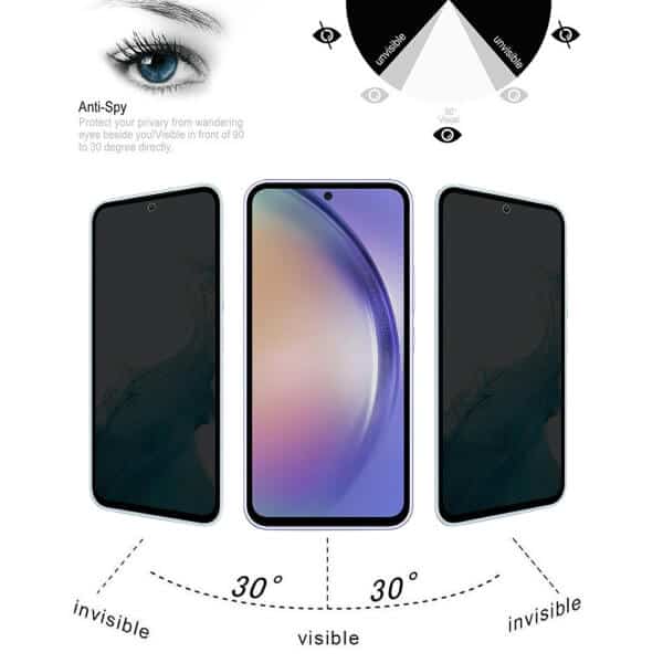 [2 Pack] Samsung Galaxy A54 5G SupRShield Anti Spy Privacy Tempered Glass LCD Screen Protector Film Guard