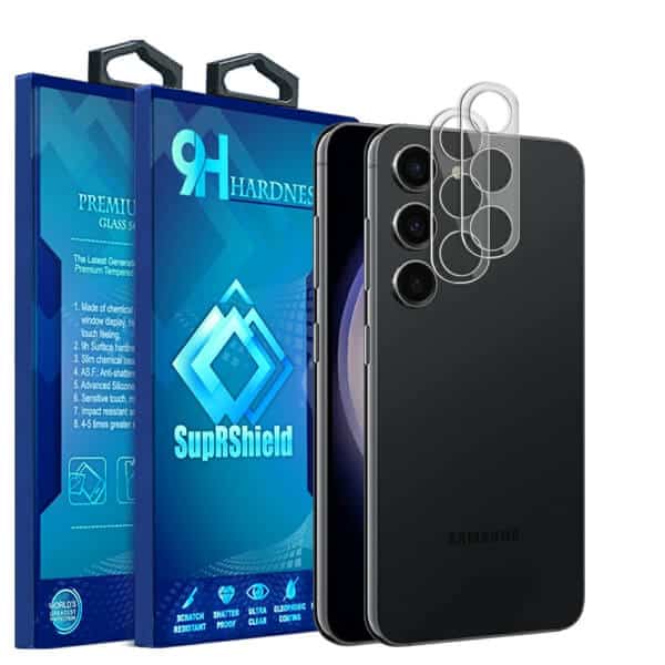 [ 2 Pack ] Samsung Galaxy S23 Camera Lens Screen Protector Anti Scratch Tempered Glass Film Guard