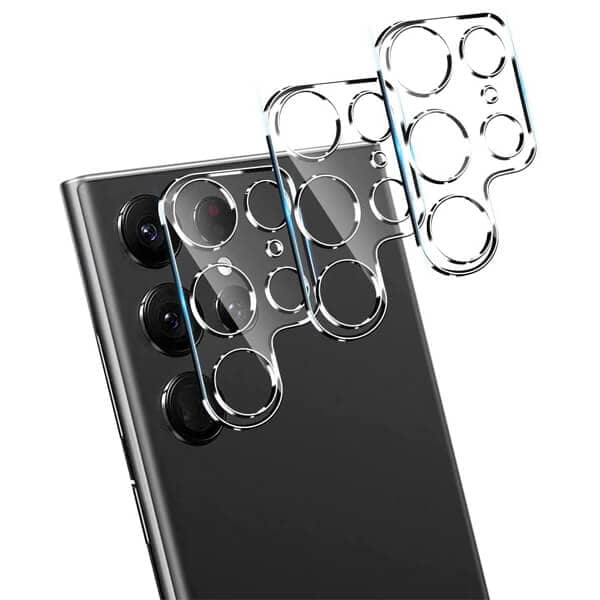 [2 Pack] Samsung Galaxy S23 Ultra Camera Lens Screen Protector Anti Scratch Tempered Glass Film Guard