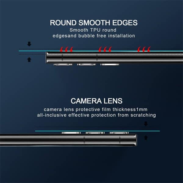 [2 Pack] Samsung Galaxy S23 Ultra Camera Lens Screen Protector Anti Scratch Tempered Glass Film Guard
