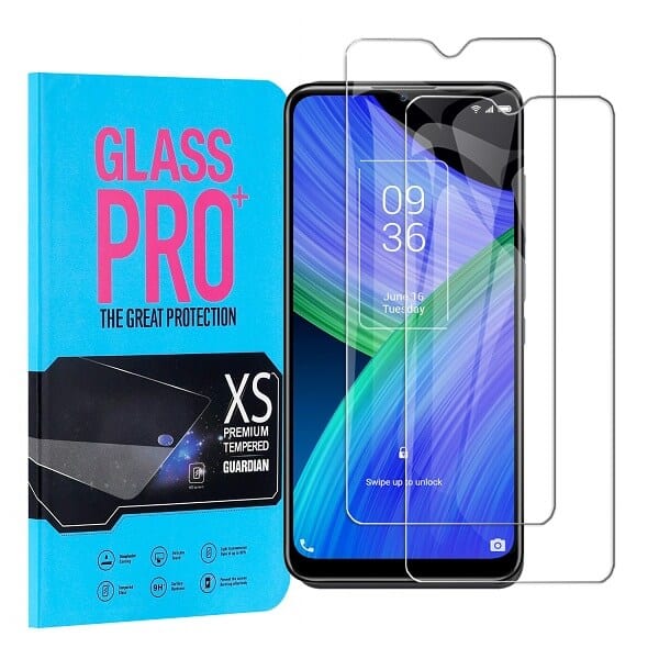 [2 Pack] TCL 20 R 5G Tempered Glass Screen Protector Film Guard (Clear)