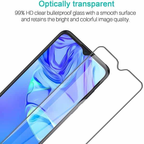 [2 Pack] TCL 305 Clear Full Cover Tempered Glass LCD Screen Protector Film Guard (Clear)