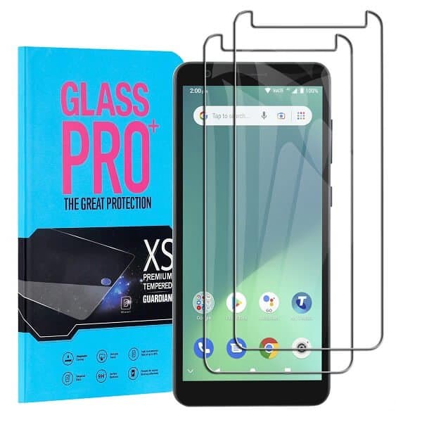 [2 Pack] Telstra Essential Smart 4 Clear Full Cover Tempered Glass LCD Screen Protector Film Guard (Clear)
