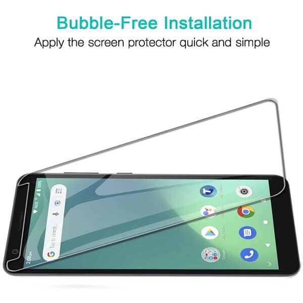 [2 Pack] Telstra Essential Smart 4 Clear Full Cover Tempered Glass LCD Screen Protector Film Guard (Clear)