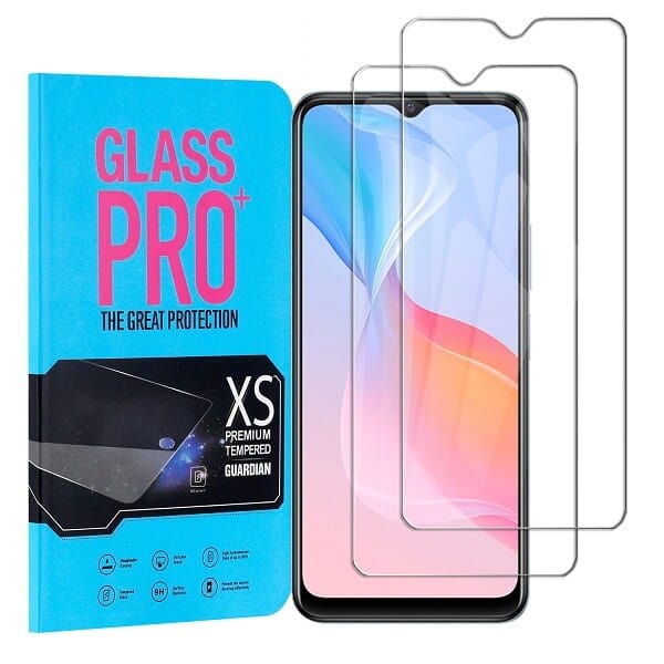 [2 Pack ] Vivo Y21 2021 Tempered Glass Screen Protector Anti Scratch Guard (Clear)