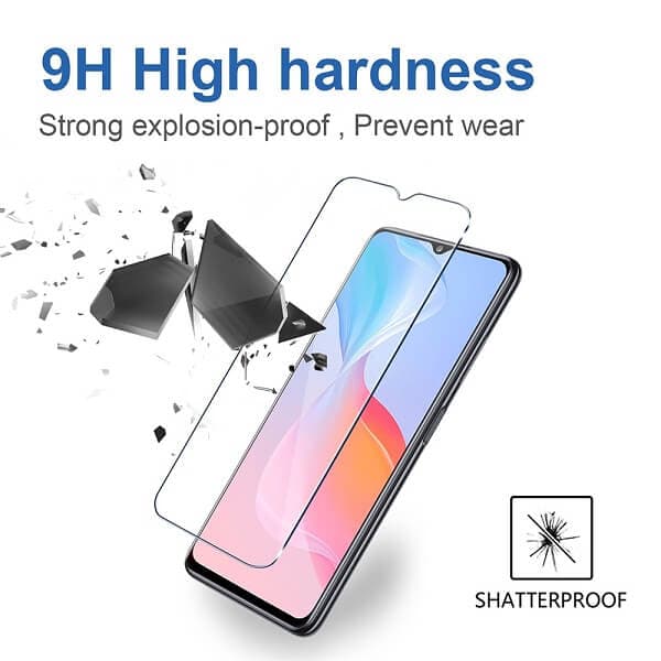 [2 Pack ] Vivo Y21 2021 Tempered Glass Screen Protector Anti Scratch Guard (Clear)