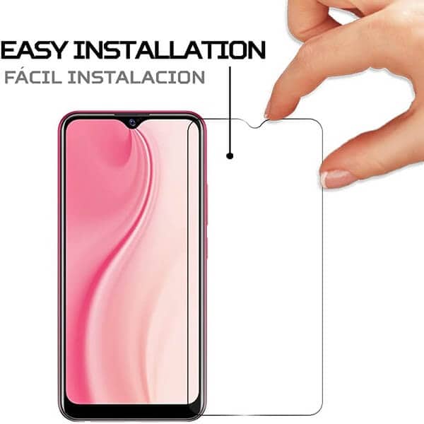 [2 Pack] vivo Y3s Full Coverage Tempered Glass Screen Protector Film Guard (Clear)