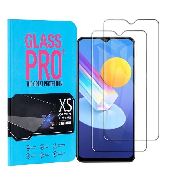 [2 Pack] vivo Y52 5G Full Coverage Tempered Glass Screen Protector Film Guard (Clear)