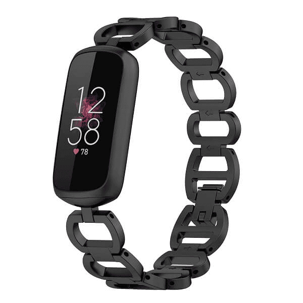 For Fitbit Luxe Stainless Steel Link Wristbands Staps