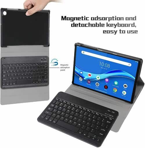 For Lenovo Tab M11 Wireless Bluetooth Keyboard Case, Folio Leather Smart Cover